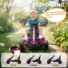 Gokart Met Pedalen, Trapauto Voor Kinderen Met Rem, Antislip Wielen, Metalen Frame, 3 6 Jaar, Roze