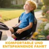 Gokart Met Pedalen, Trapauto Voor Kinderen Met Rem, Antislip Wielen, Metalen Frame, 3 6 Jaar, Roze