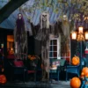 Hängende Skelett Geister, 3er Set, Halloweendeko, Verstellbare Arme, 90/110/200cm