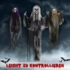 Hängende Skelett Geister, 3er Set, Halloweendeko, Verstellbare Arme, 90/110/200cm