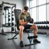Hantelbank Verstellbar Trainingsbank Mit Beinstrecker 7 Fach Rückenlehne, Verstellbar Polster 300 Kg Last