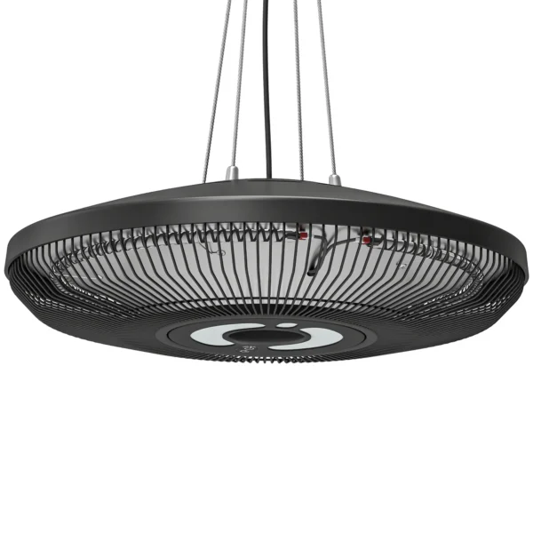 Infrarood Hangende Verwarming 2000W Carbonvezel Plafondverwarming Met LED verlichting Touch & Afstandsbediening 2 Verwarmingsniveaus