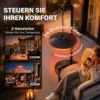 Infrarood Hangende Verwarming 2000W Carbonvezel Plafondverwarming Met LED verlichting Touch & Afstandsbediening 2 Verwarmingsniveaus