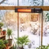 Infrarood Hangende Verwarmingstraler 2000W Carbonvezel Plafondverwarmingstraler Met App Touch & Afstandsbediening 9 Verwarmingsniveaus