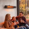 Infrarood Hangende Verwarmingstraler 2000W Carbonvezel Plafondverwarmingstraler Met App Touch & Afstandsbediening 9 Verwarmingsniveaus