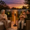 Infrarood Verwarmingstoestel 2000W Carbonvezel Oscillerende Staande Verwarming Met Afstandsbediening 8 Verwarmingsniveaus Beschermhoes