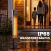 Infrarood Verwarmingstoestel 2000W Koolstofvezel Staande Verwarming Met Afstandsbediening 8 Verwarmingsniveaus Beschermhoes Timer Kantelbeveiliging