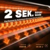Infrarood Verwarmingstoestel 2500W Terrasverwarmer Met Touch & Afstandsbediening 3 Verwarmingsniveaus Hoogteverstelbare Standvoet