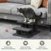 Kattentrap 3 Treden Huisdiertentrap Trap Voor Kat Huisdiertentrap 45 X 35 X 34 Cm Grijs