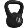 Kettlebell Kugelhantel 14 Kg Gewicht Hantel Mit Sand Befüllt Für Anfänger Schwarz