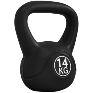 Kettlebell Kugelhantel 14 Kg Gewicht Hantel Mit Sand Befüllt Für Anfänger Schwarz