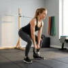 Kettlebell Kugelhantel 14 Kg Gewicht Hantel Mit Sand Befüllt Für Anfänger Schwarz