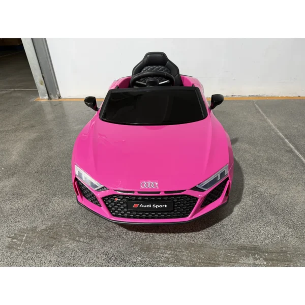 Kinder Elektroauto 12V Kinderauto Mit Fernbedienung Lithium Akku 2 Motor Sanftanlauf Hinterradfederung Rosa