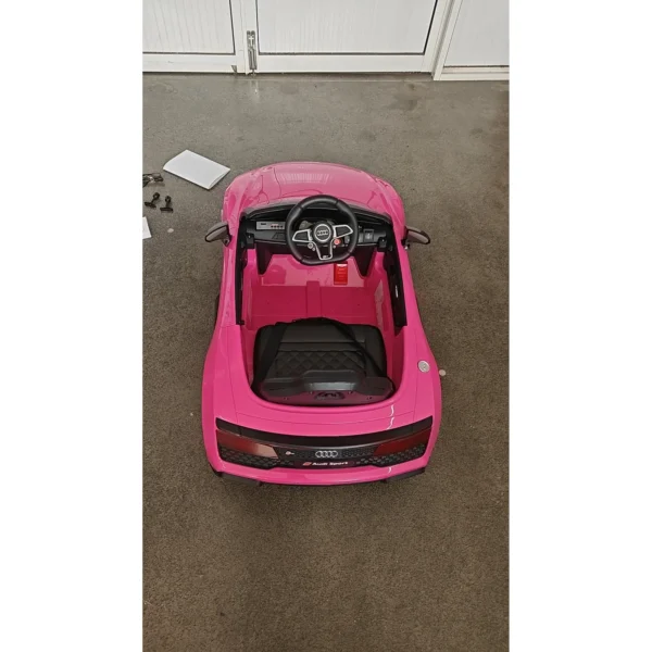 Kinder Elektroauto 12V Kinderauto Mit Fernbedienung Lithium Akku 2 Motor Sanftanlauf Hinterradfederung Rosa