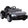 Kinder Elektroauto 12V Kinderauto Mit Fernbedienung Lithium Akku 2 Motor Sanftanlauf Hinterradfederung Schwarz