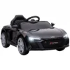 Kinder Elektroauto 12V Kinderauto Mit Fernbedienung Lithium Akku 2 Motor Sanftanlauf Hinterradfederung Schwarz