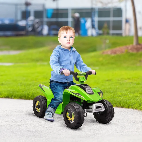 Kinder Quad Elektro 6V Kinderquad Mit Vorwärts , Rückwärtsfunktion Für Kinder 1,5 3 Jahre Bis 20 Kg Grün