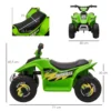 Kinder Quad Elektro 6V Kinderquad Mit Vorwärts , Rückwärtsfunktion Für Kinder 1,5 3 Jahre Bis 20 Kg Grün