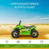 Kinder Quad Elektro 6V Kinderquad Mit Vorwärts , Rückwärtsfunktion Für Kinder 1,5 3 Jahre Bis 20 Kg Grün