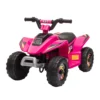 Kinder Quad Elektro 6V Kinderquad Mit Vorwärts , Rückwärtsfunktion Für Kinder 1,5 3 Jahre Bis 20 Kg Rosa