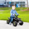Kinder Quad Elektro 6V Kinderquad Mit Vorwärts , Rückwärtsfunktion Für Kinder 1,5 3 Jahre Bis 20 Kg Schwarz