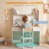 Kinderschrijftafel Kinder Schrijftafel Met Lade Boekenkast Opslagruimte Voor Kinderen 3 8 Jaar, 80 X 50 X 100 Cm Wit