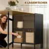 Klaptafel Eettafel Bijzettafel Eiken Metalen Frame Keuken Woonkamer Donkerhoutkleur+Zwart