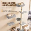 Klimmuur Voor Katten, 3 delig Kattenklimmuur Set, Katten Wandelementen Met Krabpaal, Platformen Hangmat
