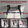Klimmzugstange Klappbar Klimmzüge Mit Rutschfesten Griffen, Wandmontage Max. 120 Kg, 98 X 65 X 31 Cm Schwarz