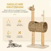Kratzbaum 101 Cm Katzenturm Im Giraffendesign, Mit Höhle, Spielball, Jutestämme Für Mittelgroße Katzen Bis 5 Kg