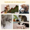 Kratzbaum 101 Cm Katzenturm Im Giraffendesign, Mit Höhle, Spielball, Jutestämme Für Mittelgroße Katzen Bis 5 Kg