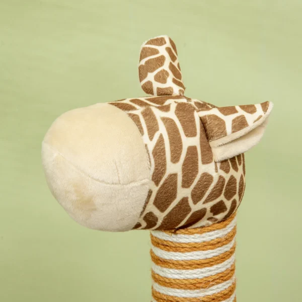 Kratzbaum 101 Cm Katzenturm Im Giraffendesign, Mit Höhle, Spielball, Jutestämme Für Mittelgroße Katzen Bis 5 Kg