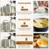 Küchenmaschine Knetmaschine Mit 7L Edelstahlschüssel 1400W Mit Kippkopf, Knethaken, Schneebesen, Rührbesen