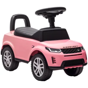 LAND ROVER DISCOVERY Rutschauto, Rutschfahrzeug Mit Hupe, Motorgeräuschen Stauraum Unter Dem Sitz 18 36 Monaten Rosa