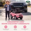 LAND ROVER DISCOVERY Rutschauto, Rutschfahrzeug Mit Hupe, Motorgeräuschen Stauraum Unter Dem Sitz 18 36 Monaten Rosa