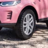 LAND ROVER DISCOVERY Rutschauto, Rutschfahrzeug Mit Hupe, Motorgeräuschen Stauraum Unter Dem Sitz 18 36 Monaten Rosa