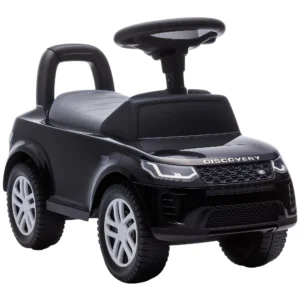 LAND ROVER DISCOVERY Rutschauto, Rutschfahrzeug Mit Hupe, Motorgeräuschen Stauraum Unter Dem Sitz 18 36 Monaten Schwarz