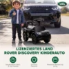 LAND ROVER DISCOVERY Rutschauto, Rutschfahrzeug Mit Hupe, Motorgeräuschen Stauraum Unter Dem Sitz 18 36 Monaten Schwarz