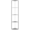 LED Staande Lamp 5 traps Dimbaar Staande Lamp Met Plank, RGB Kleurverandering, Afstandsbediening