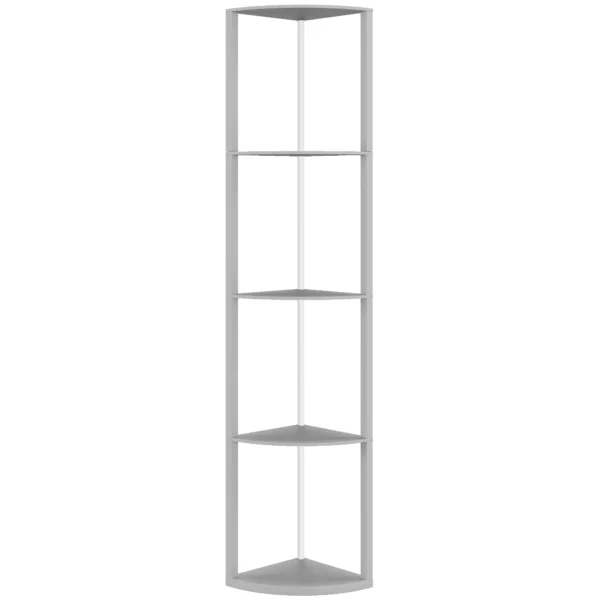 LED Staande Lamp 5 traps Dimbaar Staande Lamp Met Plank, RGB Kleurverandering, Afstandsbediening