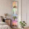 LED Staande Lamp 5 traps Dimbaar Staande Lamp Met Plank, RGB Kleurverandering, Afstandsbediening