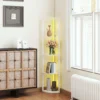 LED Staande Lamp 5 traps Dimbaar Staande Lamp Met Plank, RGB Kleurverandering, Afstandsbediening