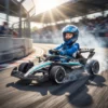 Mercedes AMG PETRONAS F1 12 V Elektro Go Kart Für Kinder Gokart Mit Lithium Akku 2 Motoren Sanftanlauf