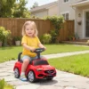 Mercedes Benz C Class Rutschauto Mit Hupe, Motorgeräuschen, Stauraum, Für Kinder 18 36 Monate, Rot