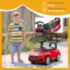 Mercedes Benz C Class Rutschauto Mit Hupe, Motorgeräuschen, Stauraum, Für Kinder 18 36 Monate, Rot