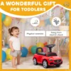 Mercedes Benz C Class Rutschauto Mit Hupe, Motorgeräuschen, Stauraum, Für Kinder 18 36 Monate, Rot