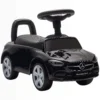 Mercedes Benz C Class Rutschauto Mit Hupe, Motorgeräuschen, Stauraum, Für Kinder 18 36 Monate, Schwarz