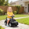 Mercedes Benz C Class Rutschauto Mit Hupe, Motorgeräuschen, Stauraum, Für Kinder 18 36 Monate, Schwarz