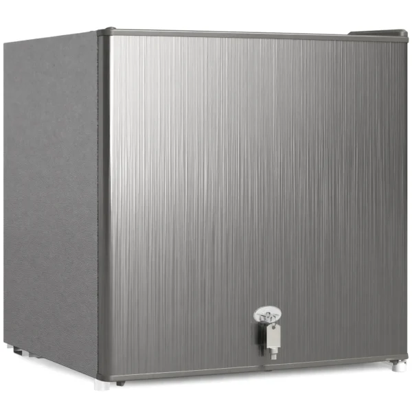 Mini Gefrierschrank 35 L Gefrierbox Elektrisch Freistehend 161 W Mini Gefriertruhe 47 X 44,2 X 48,8 Cm Grau