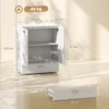 Modernes Sideboard, Freistehender Aufbewahrungsschrank Mit Schublade Und Verstellbarem Einlegeboden, Weiß